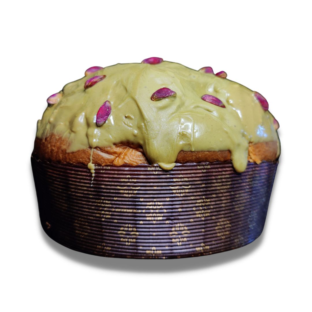 Panettone al Pistacchio con Crema al Pistacchio 45%